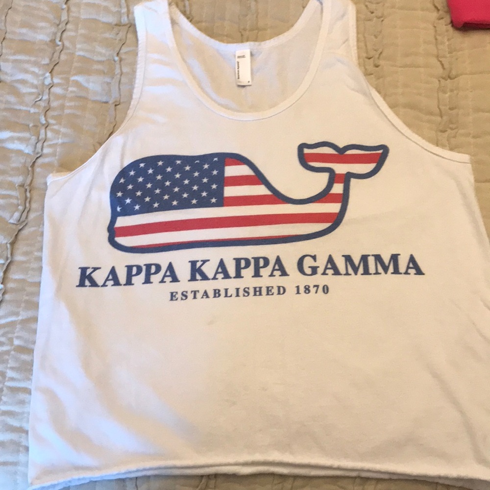 Kappa Kappa Gamma whale tank top